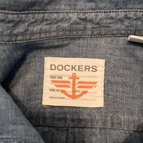 DOCKERS 2X  Long Sleeve Button Down Shacket Shirt - Picture 3 of 11
